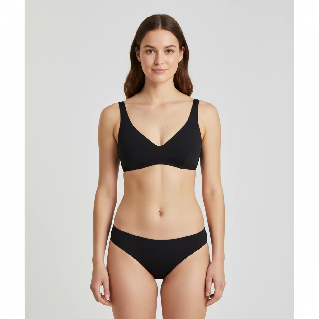 Haut de maillot Thapelo Paris Noir