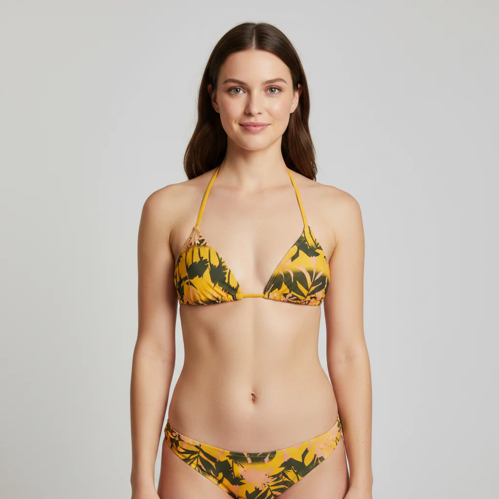 Haut de maillot Naturana Jaune