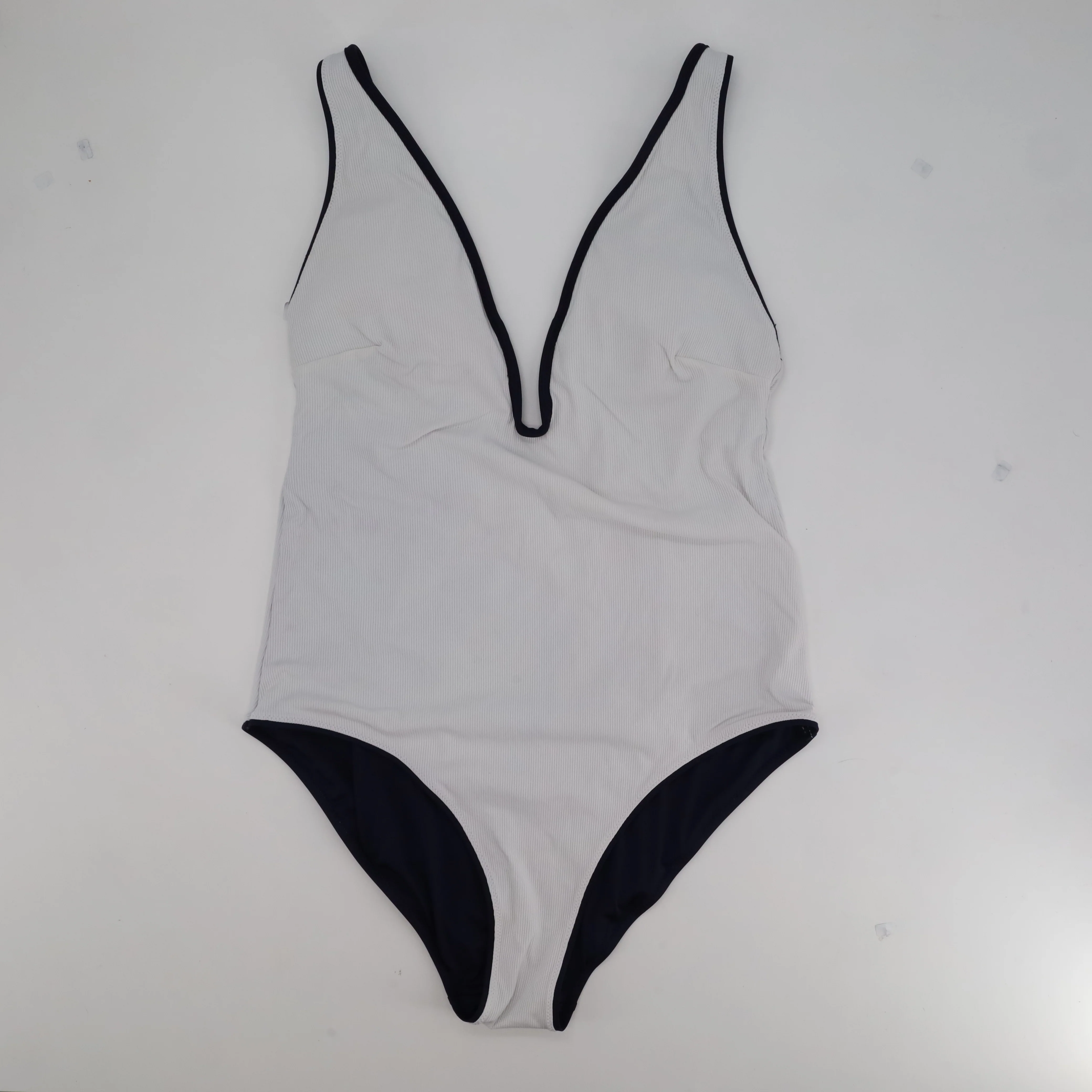 Maillot 1 pièce RougeGorge Blanc - Image 2