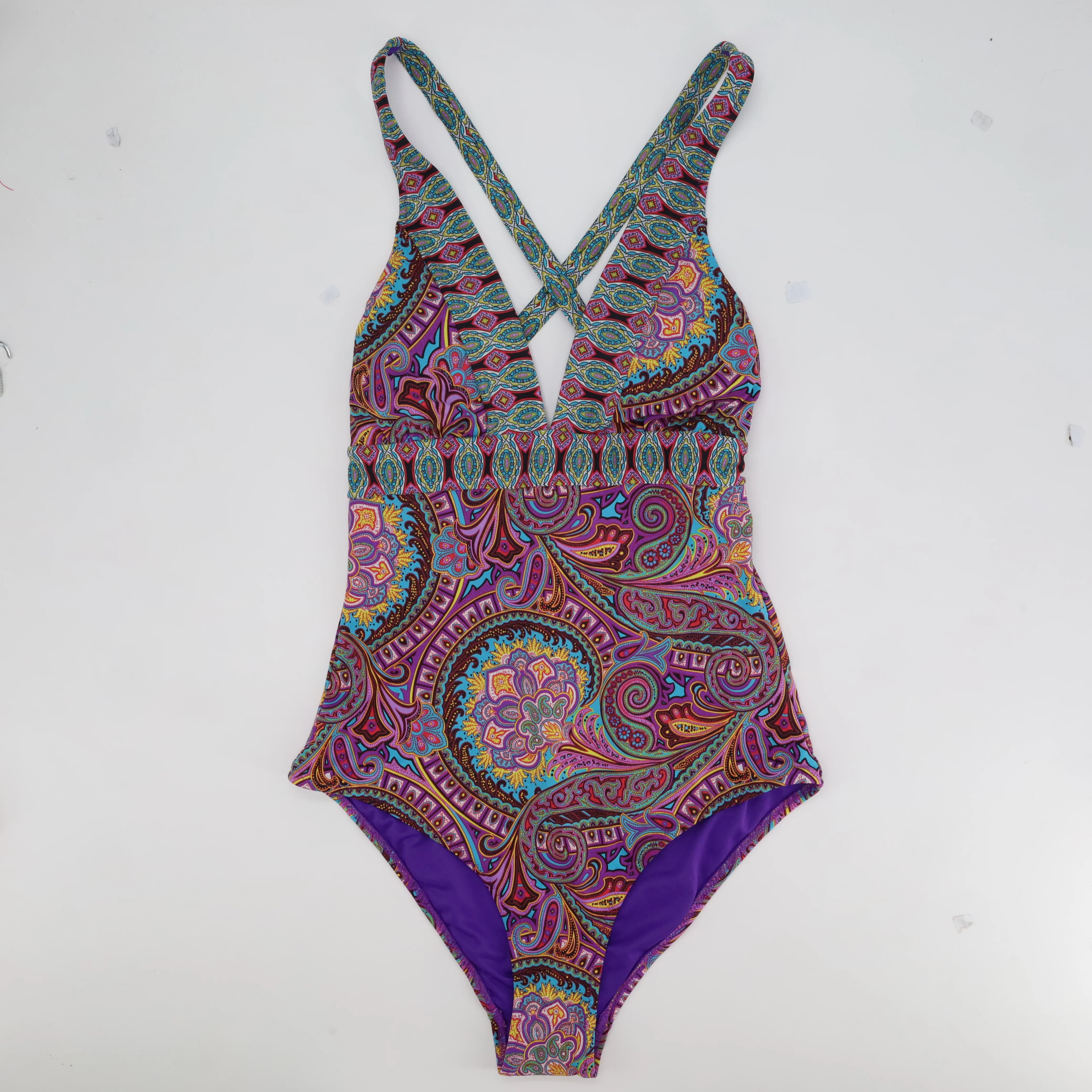 Maillot 1 pièce RougeGorge Violet - Image 2