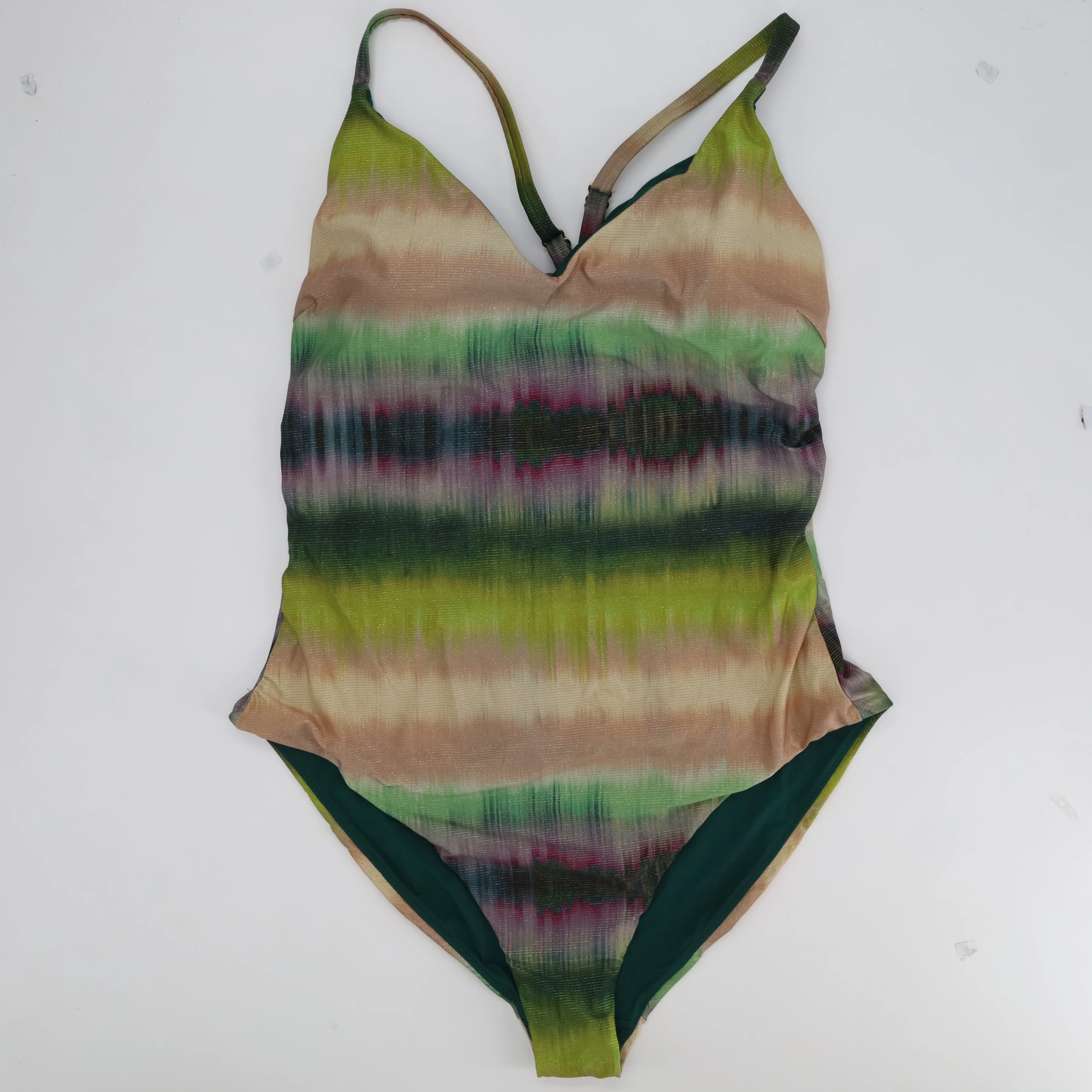 Maillot 1 pièce RougeGorge Vert - Image 2