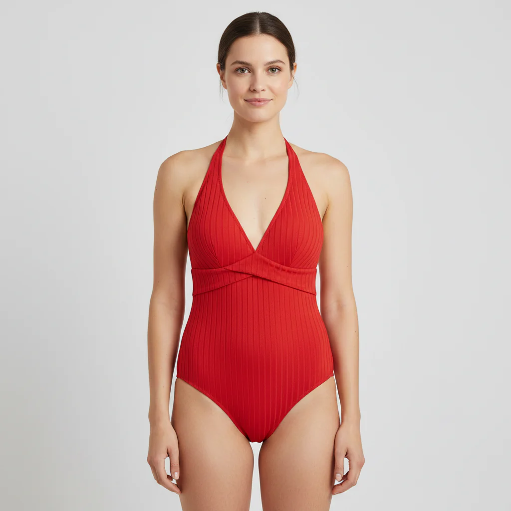 Maillot 1 pièce RougeGorge Rouge