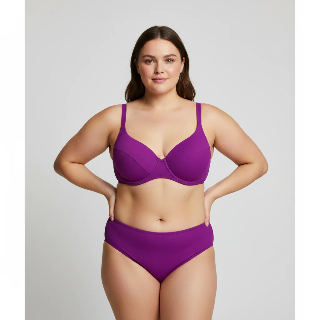 Haut de maillot RougeGorge Violet