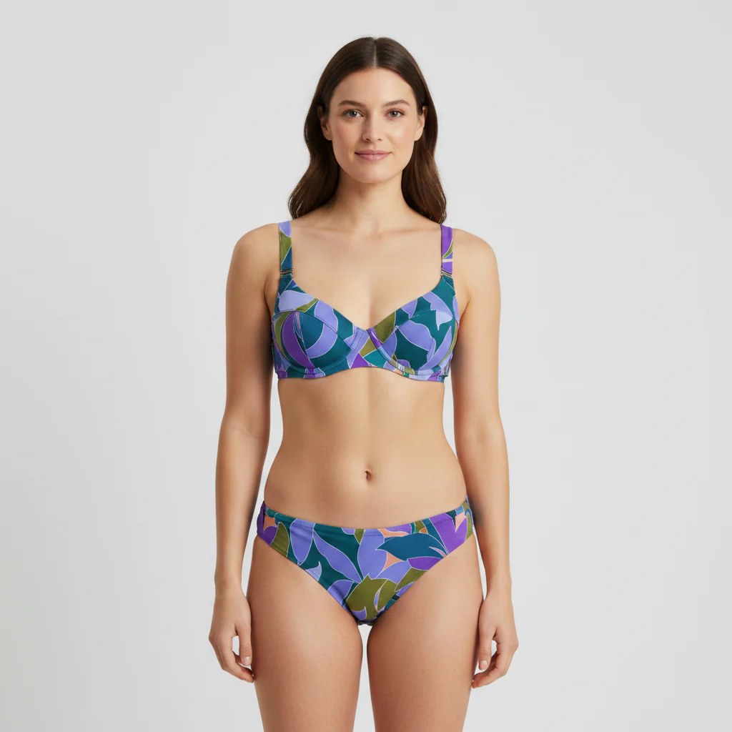 Haut de maillot RougeGorge Violet