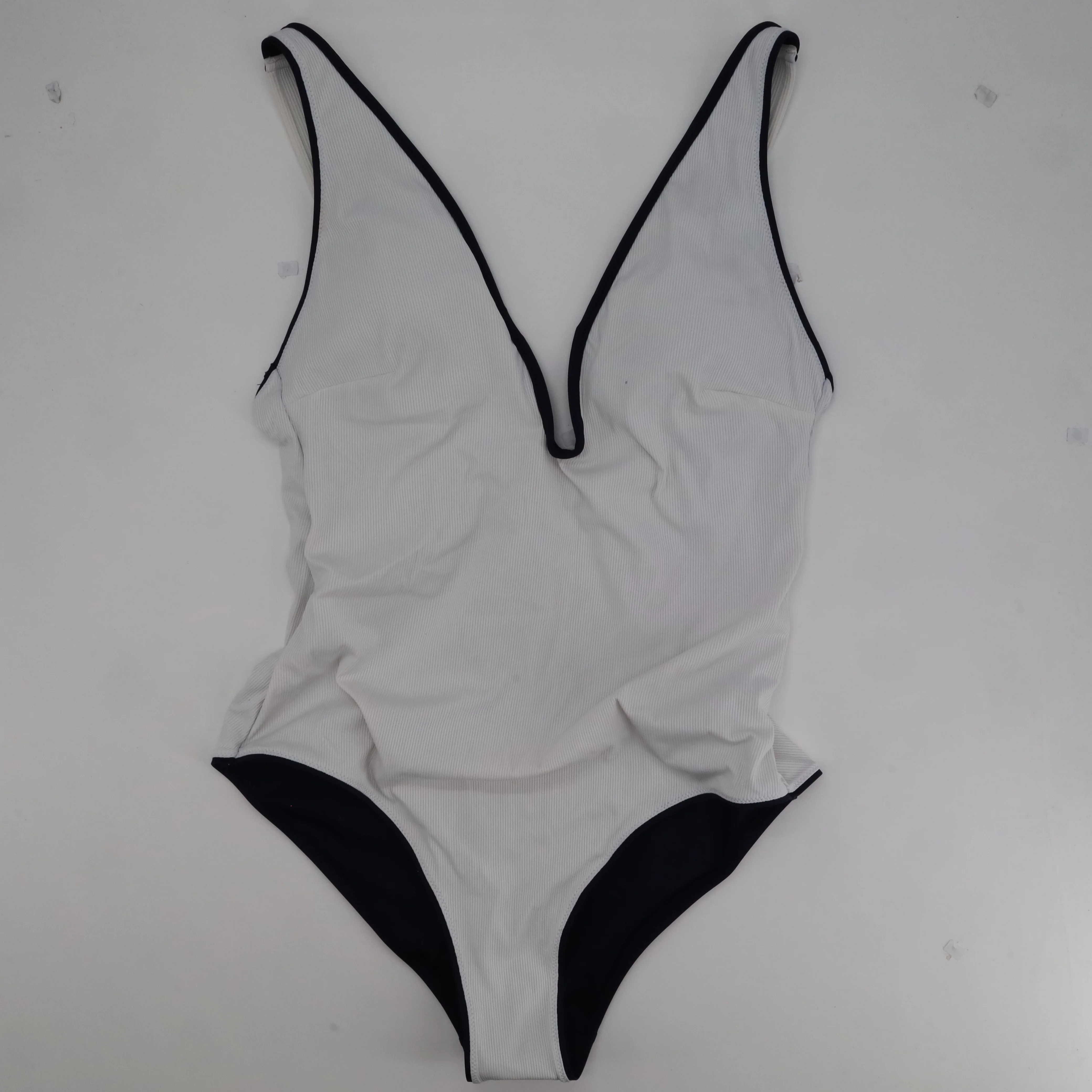 Maillot 1 pièce RougeGorge Blanc - Image 2