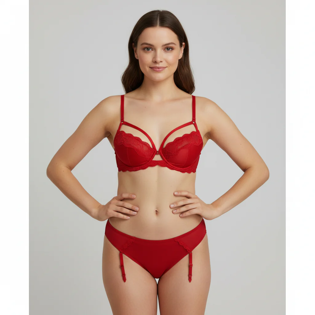 Ensemble de lingerie sexy Maison Close Rouge