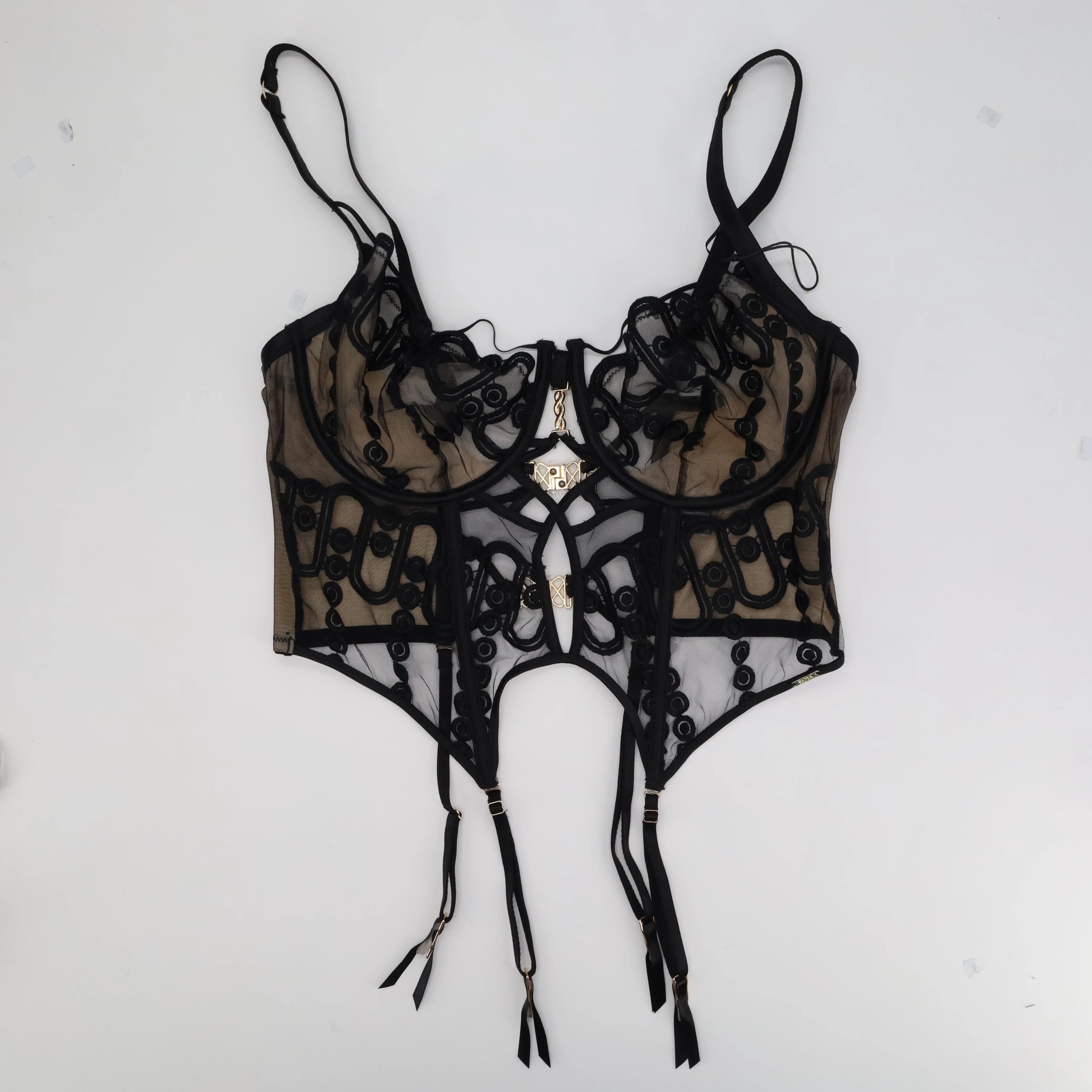 Guêpière Rose Noir - Image 2