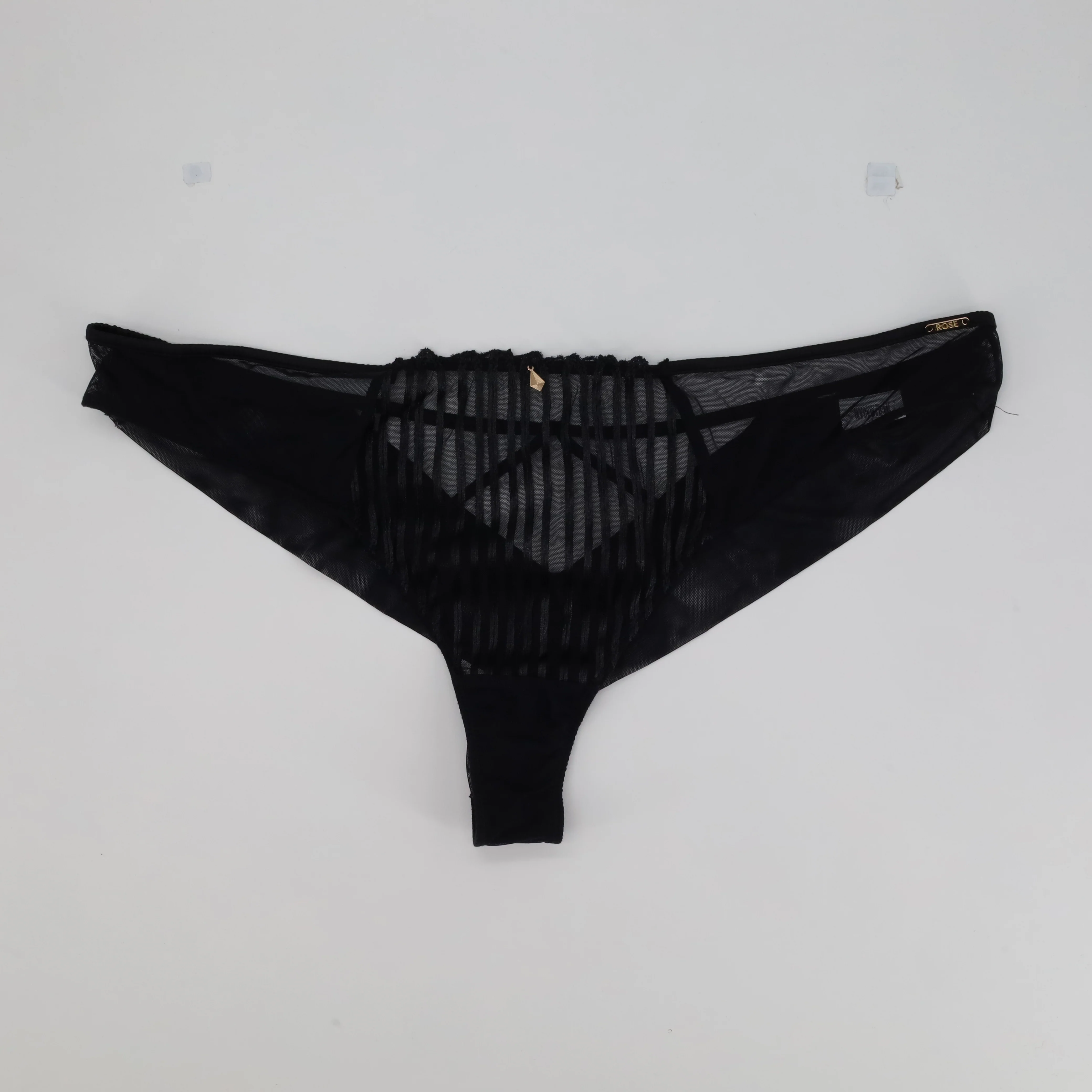 Tanga Rose Noir