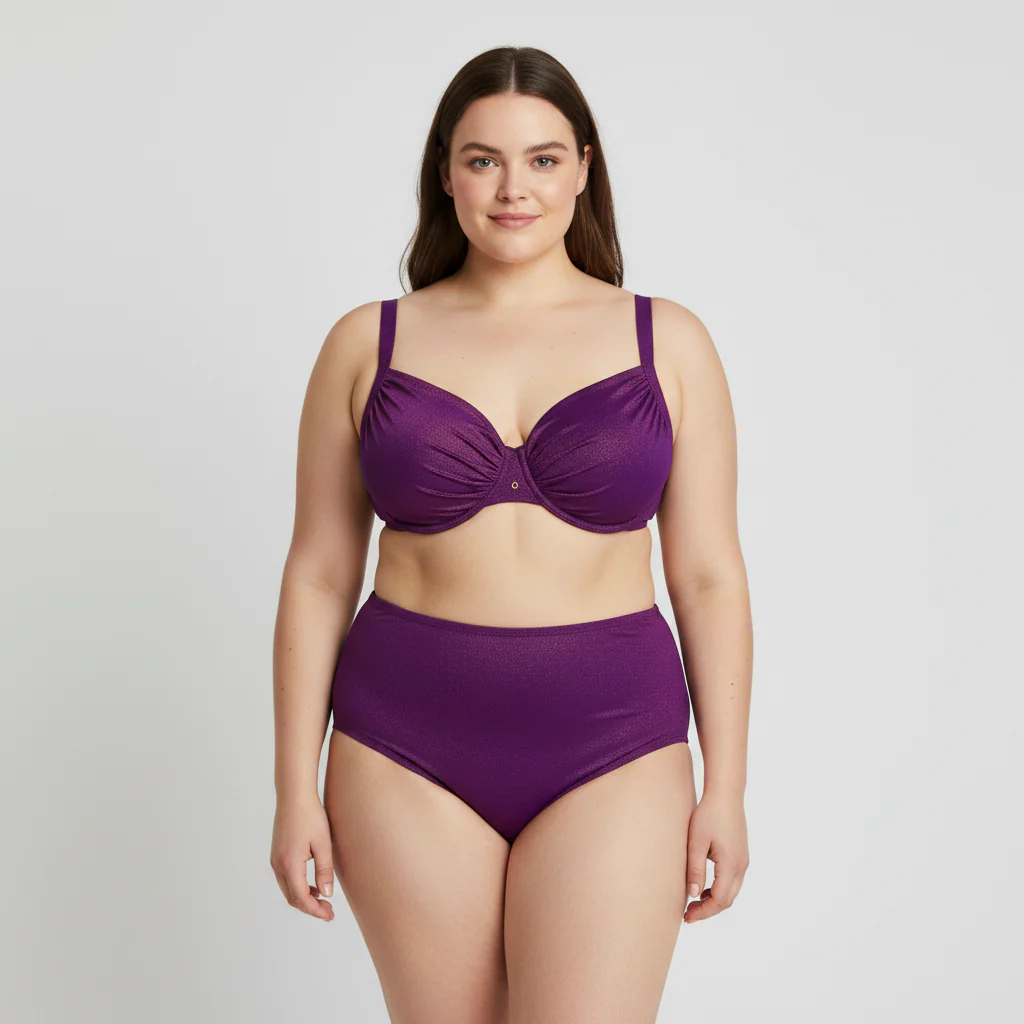 Haut de maillot RougeGorge Violet