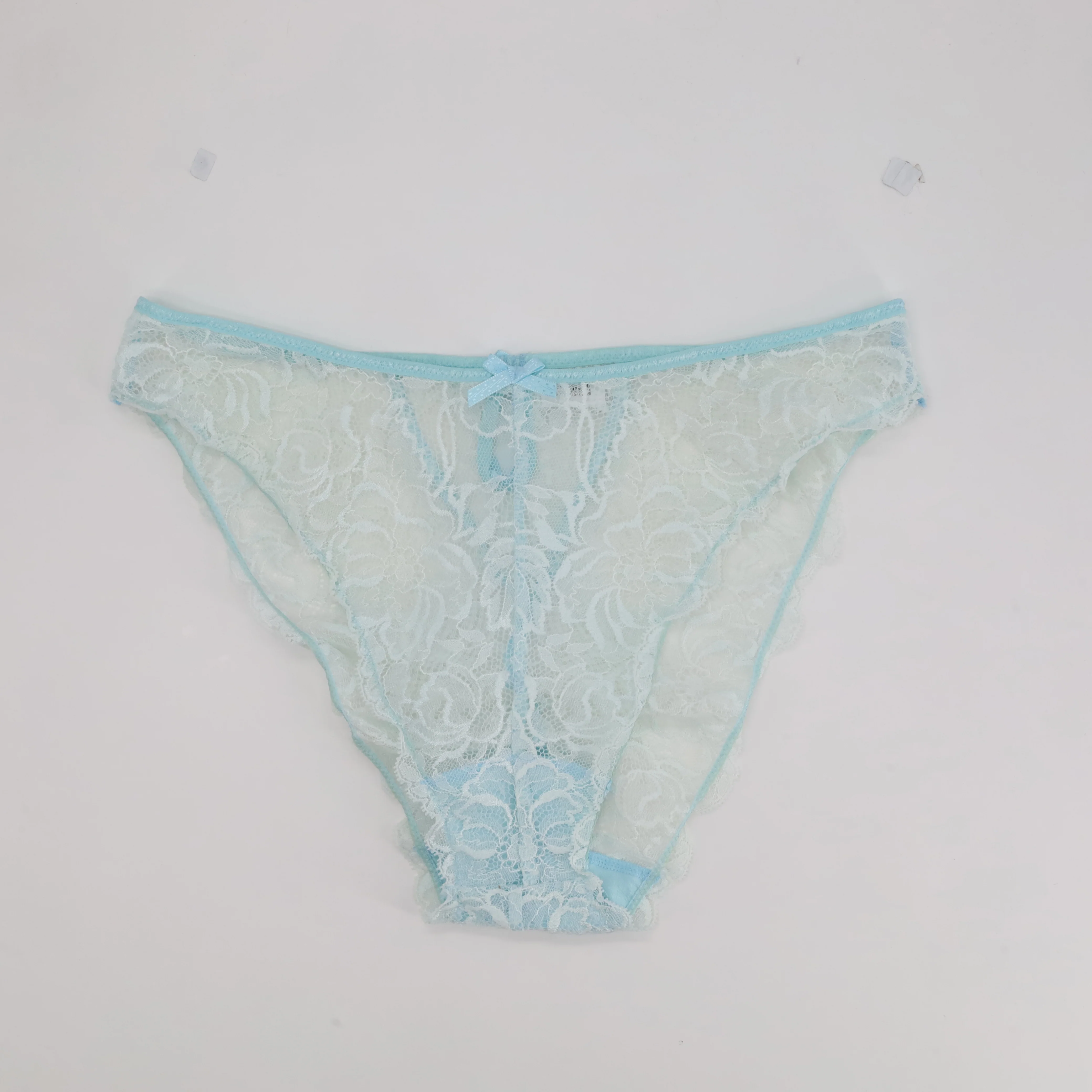 Culotte taille haute Bleu