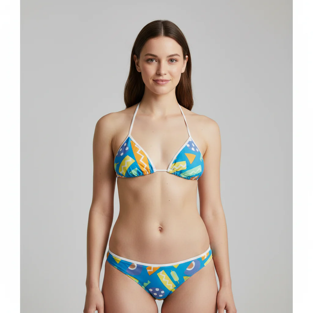 Haut de maillot Bleu