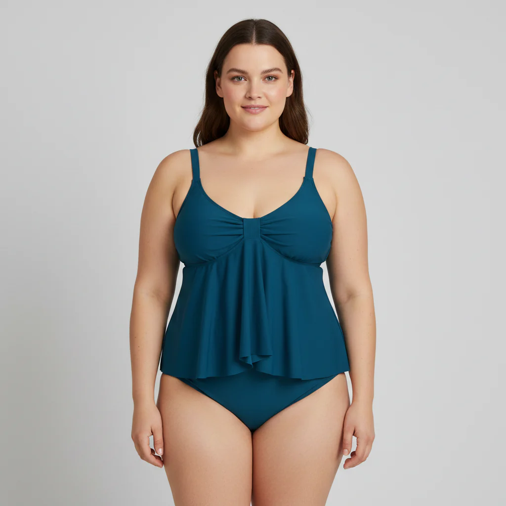 Haut de maillot Bleu