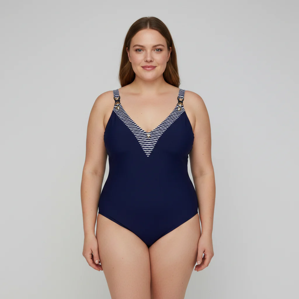 Maillot 1 pièce Janine Robin Bleu