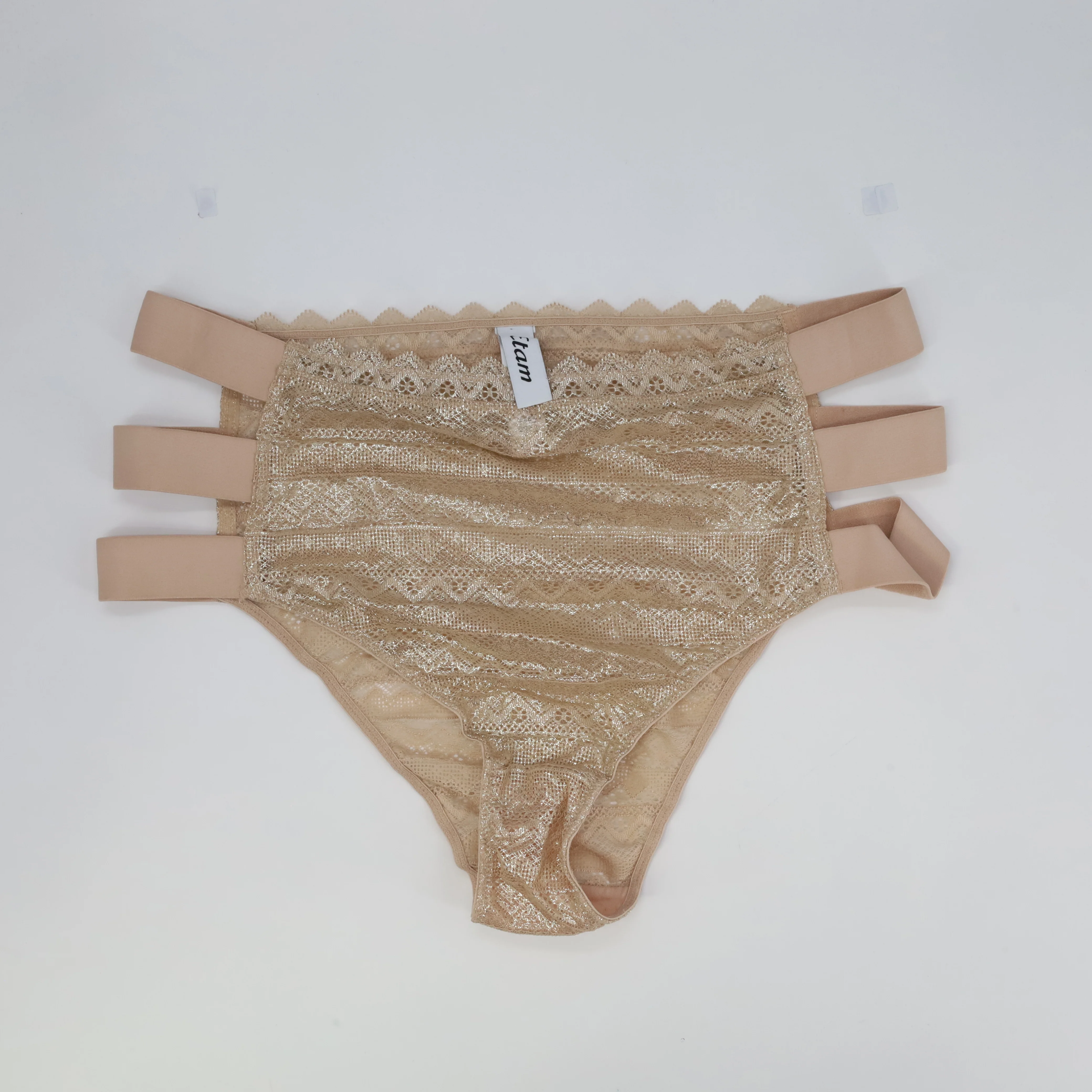 Culotte taille haute ETAM Beige