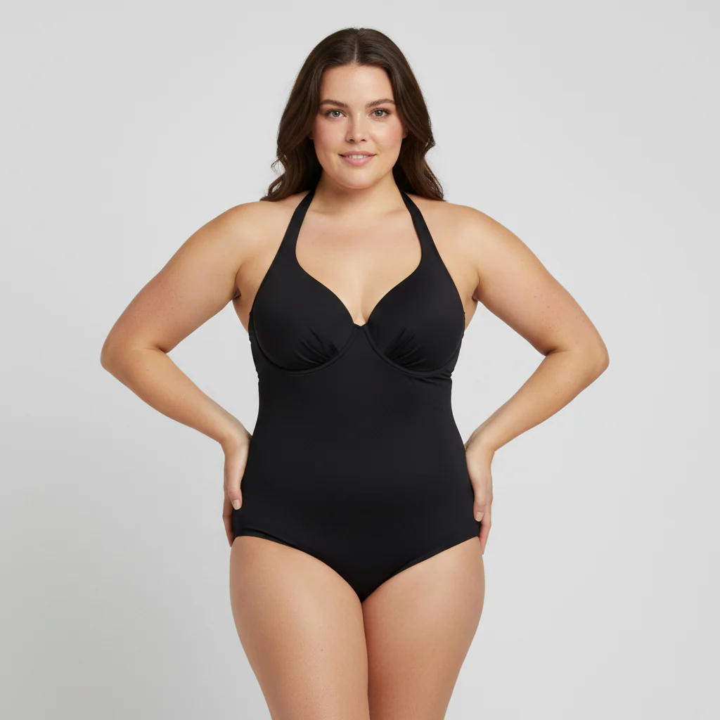 Haut de maillot Freya Noir
