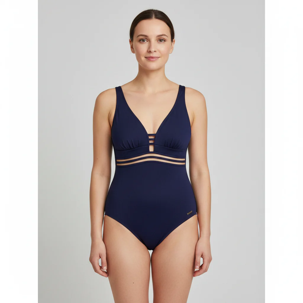Maillot 1 pièce Grain de sable Bleu