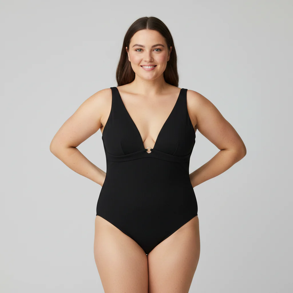 Maillot 1 pièce RougeGorge Noir