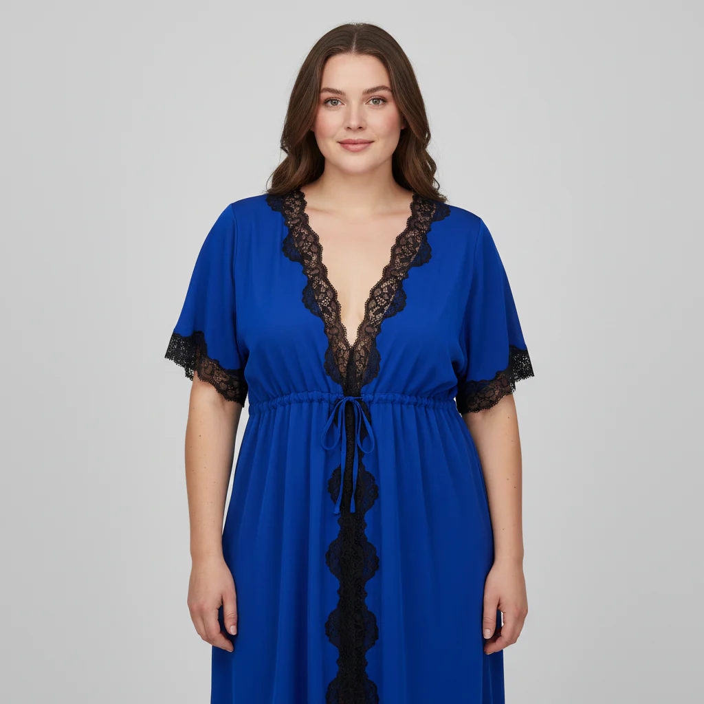 Kimono RougeGorge Bleu
