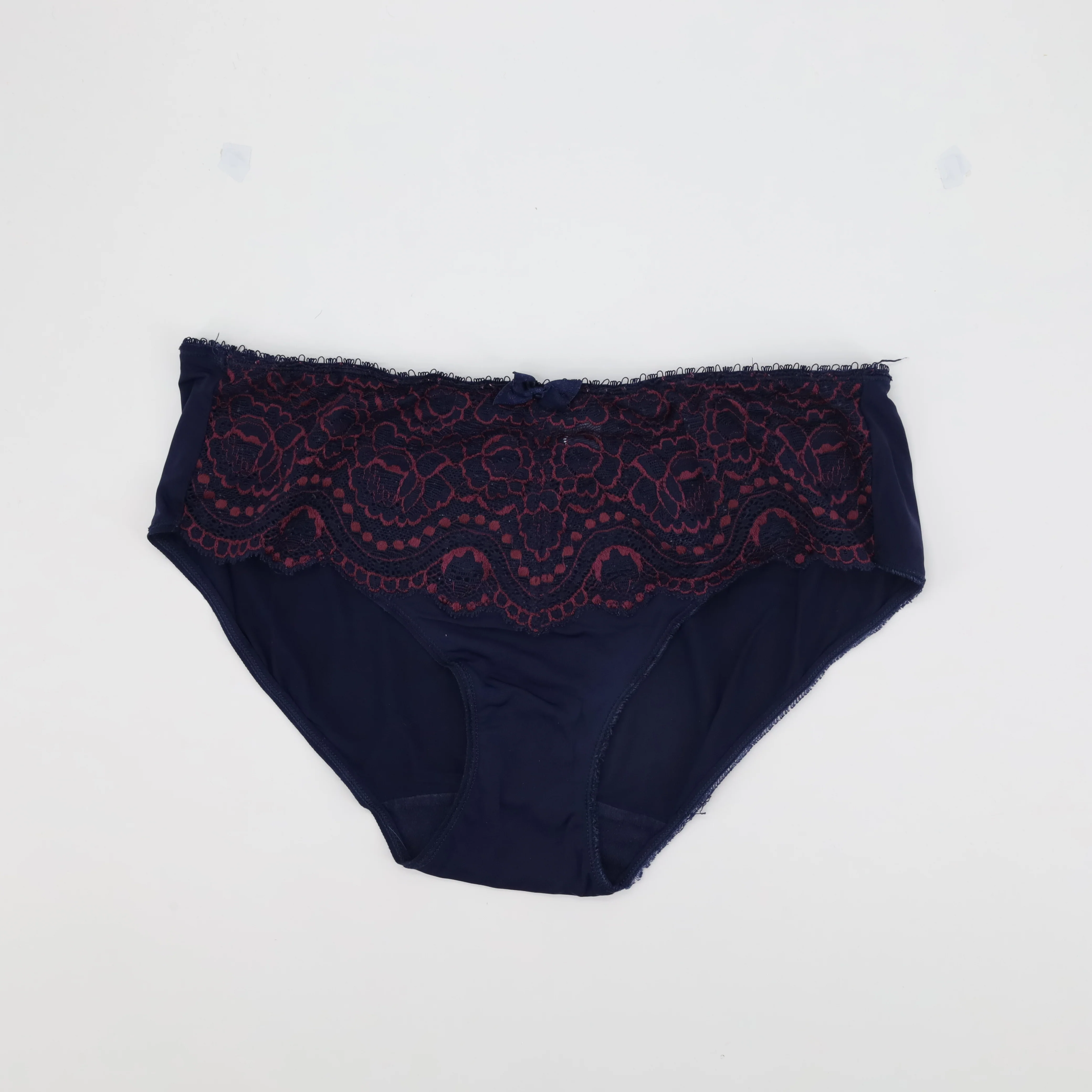 Culotte taille haute Bleu