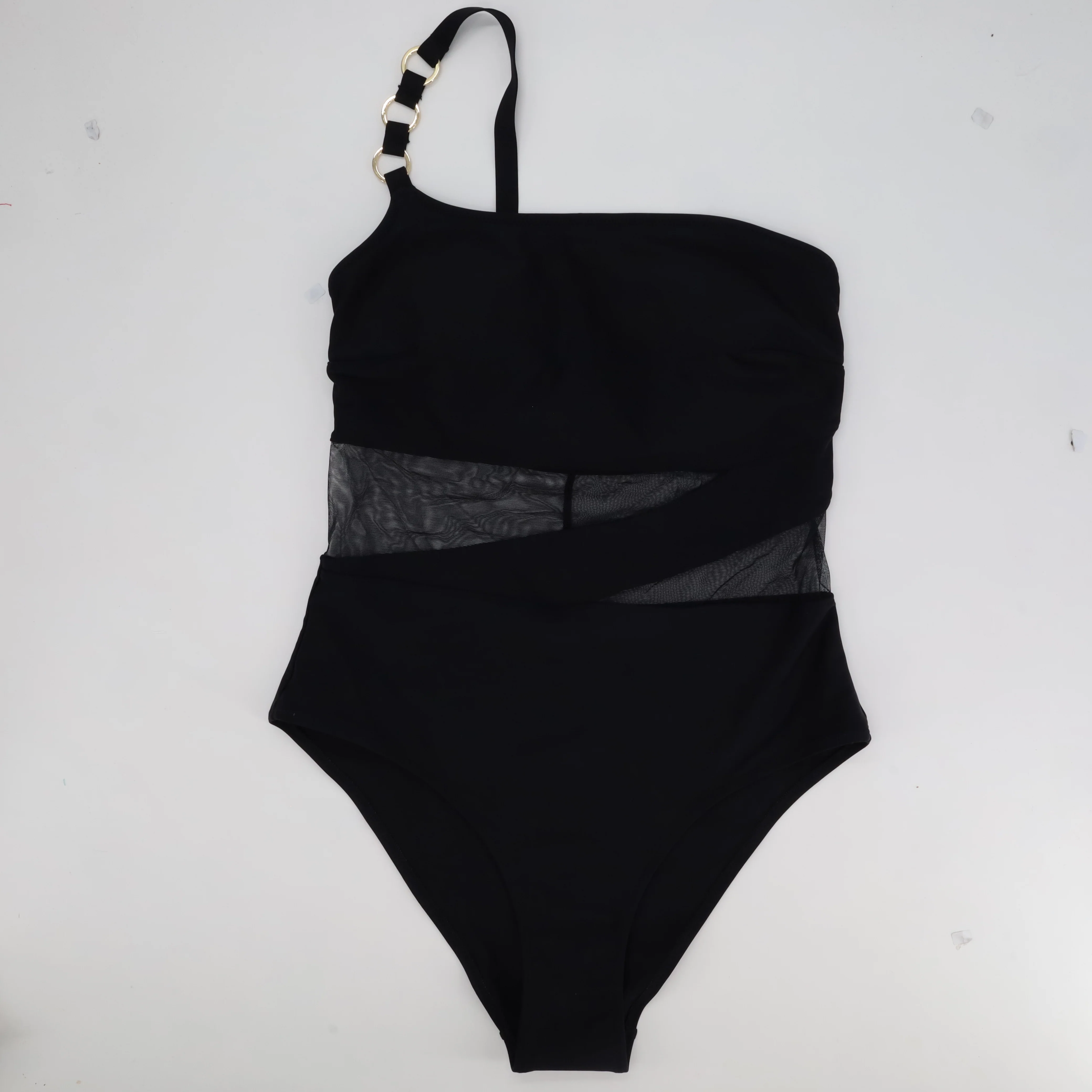 Maillot 1 pièce Rose Noir - Image 2