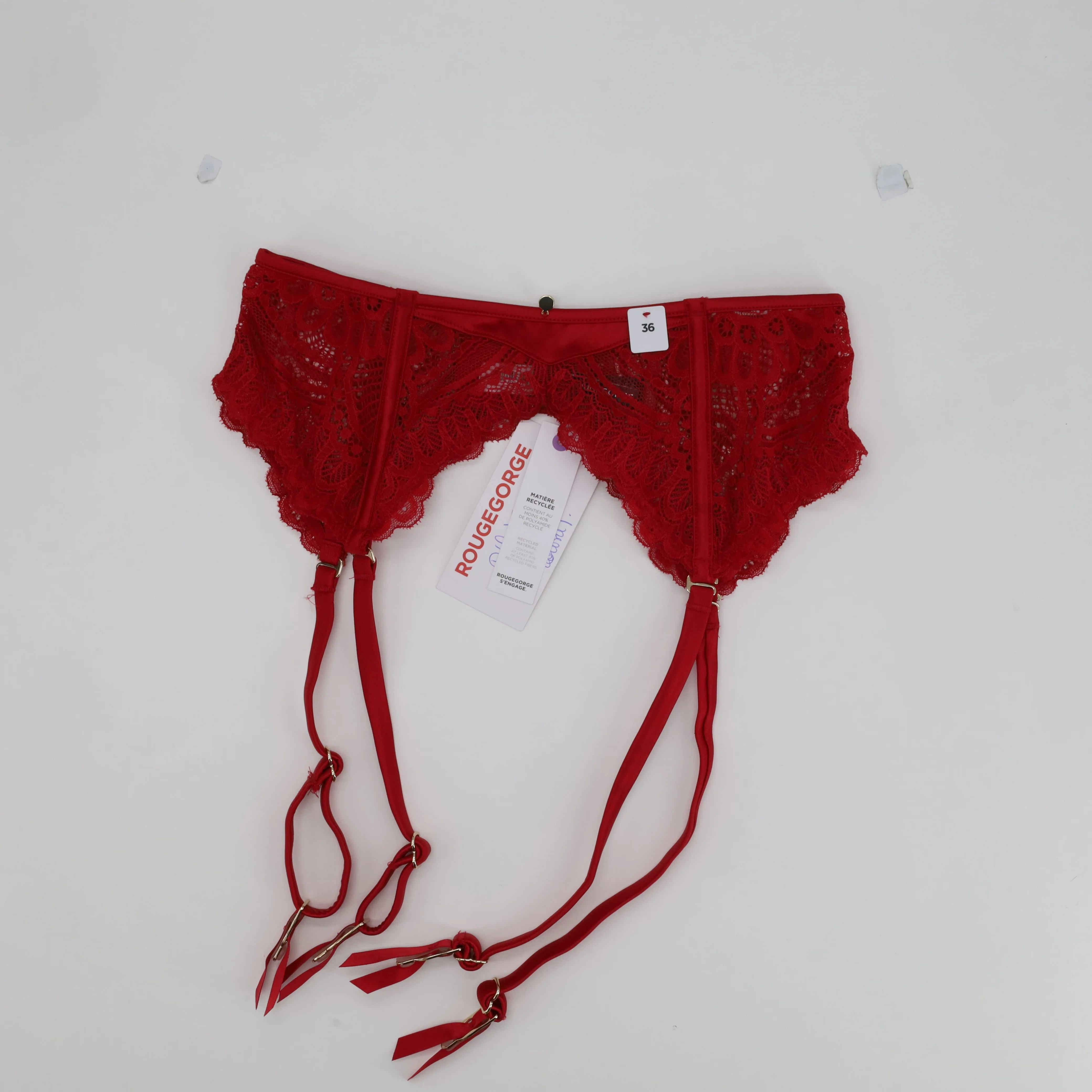 Porte-jarretelle RougeGorge Rouge