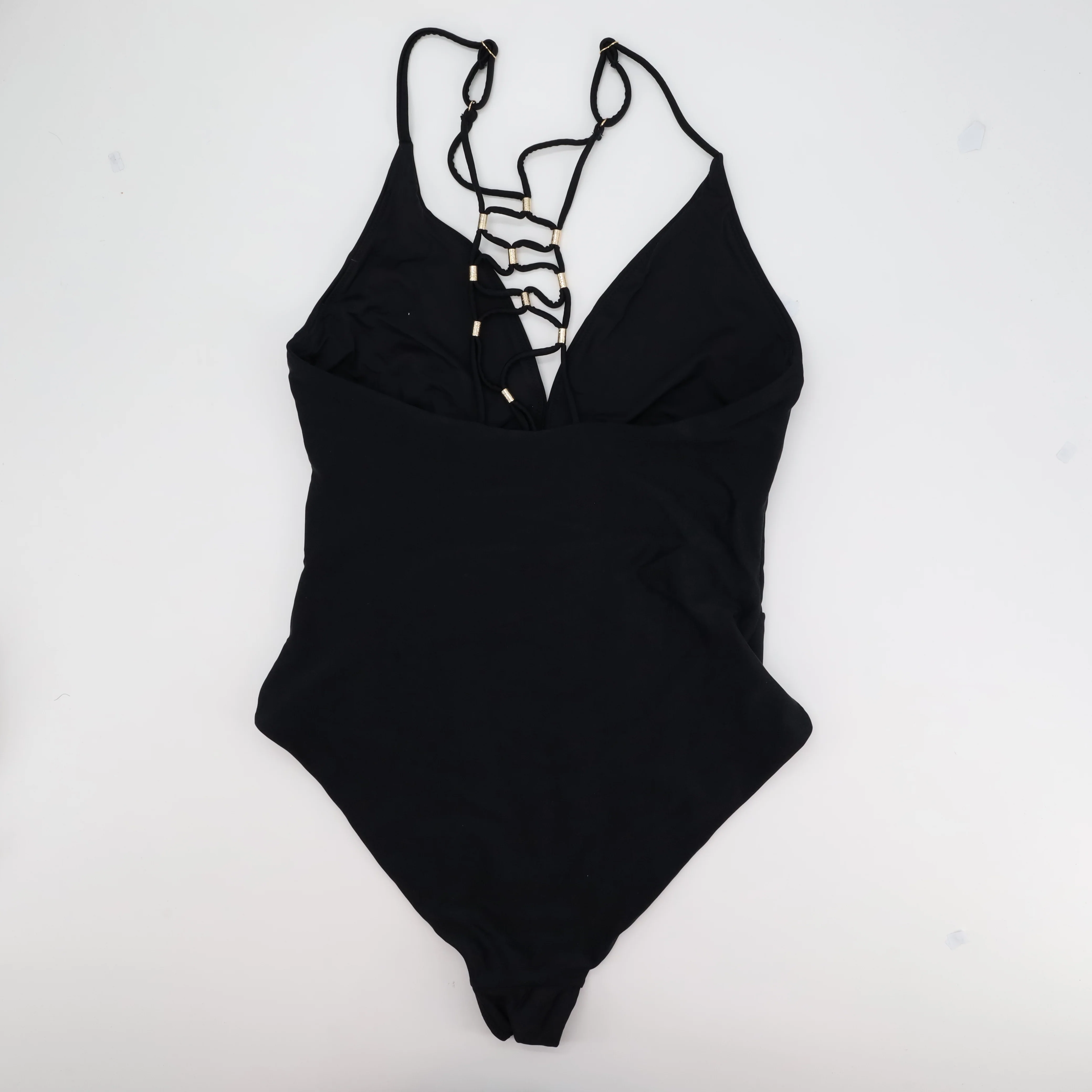 Maillot 1 pièce Rose Noir - Image 2