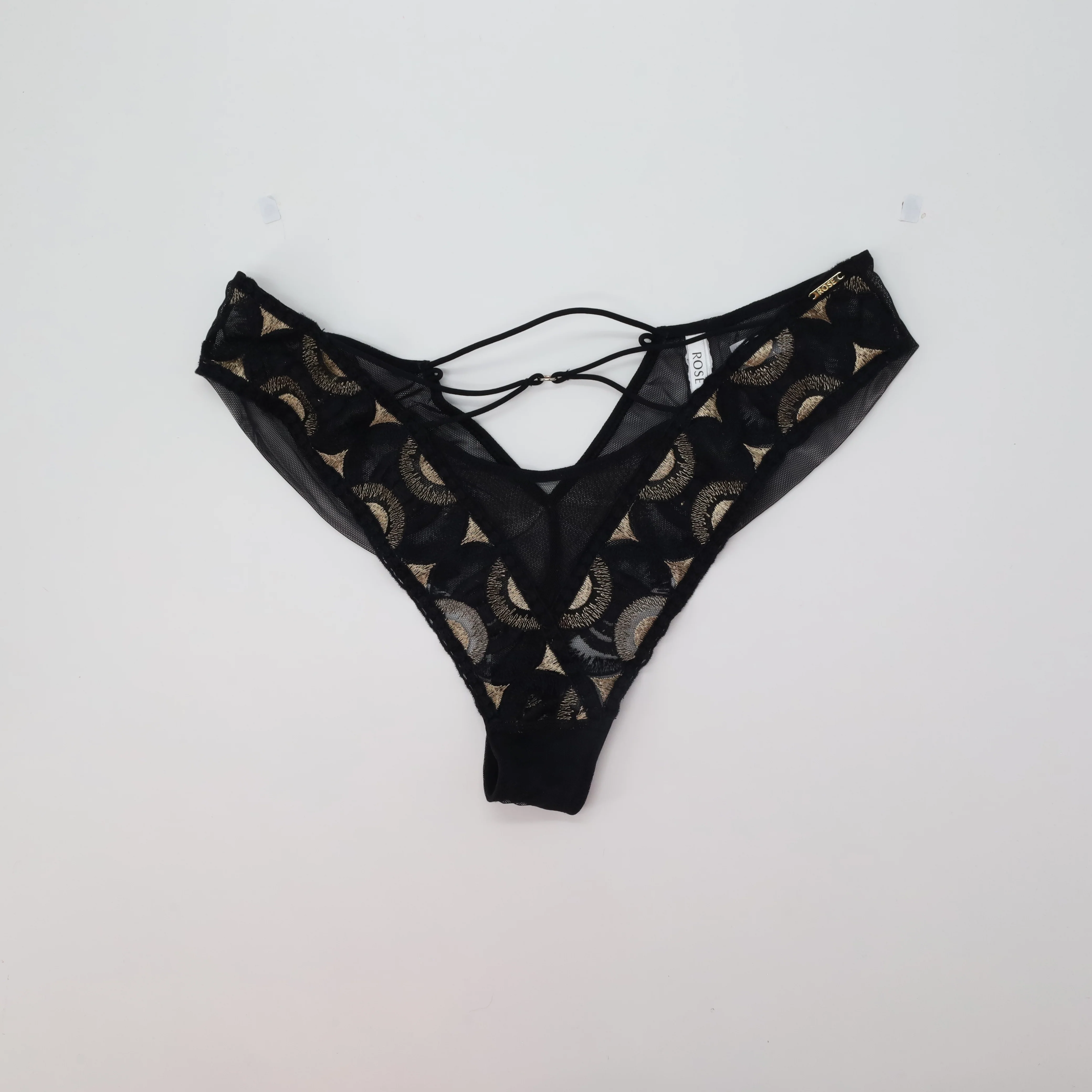 Tanga Rose Noir