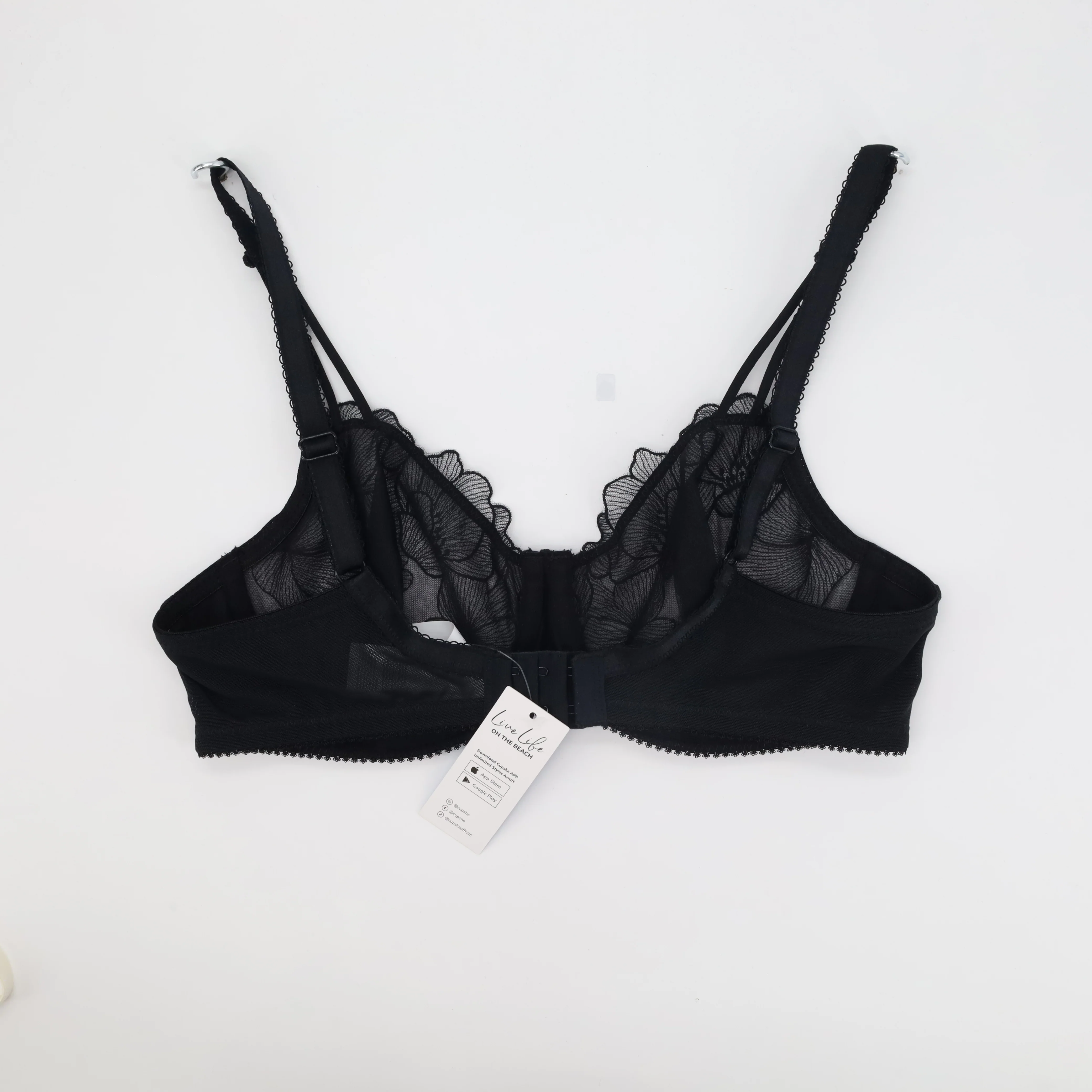 Soutien-gorge Cupshe Noir - Image 3