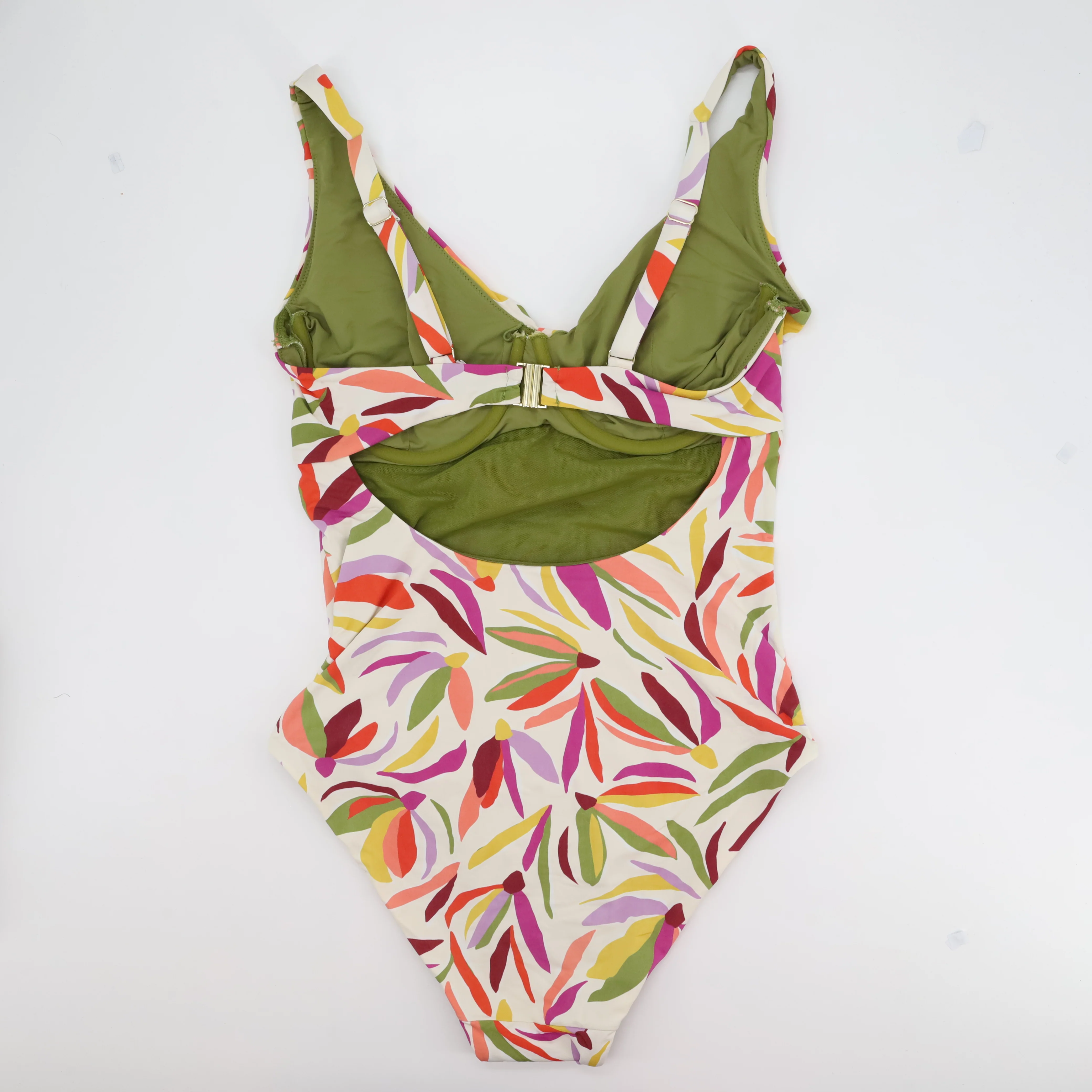 Maillot 1 pièce RougeGorge Vert - Image 2