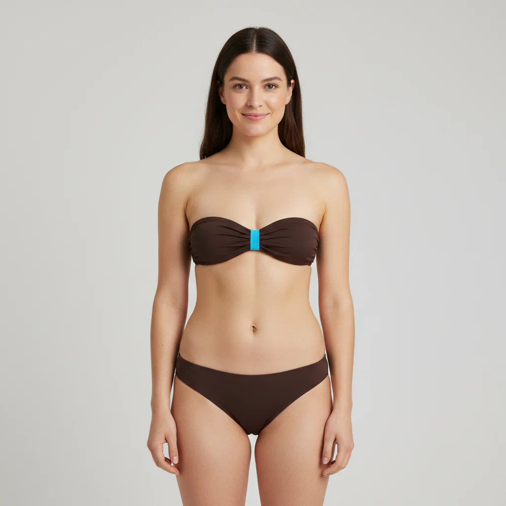 Haut de maillot Marron