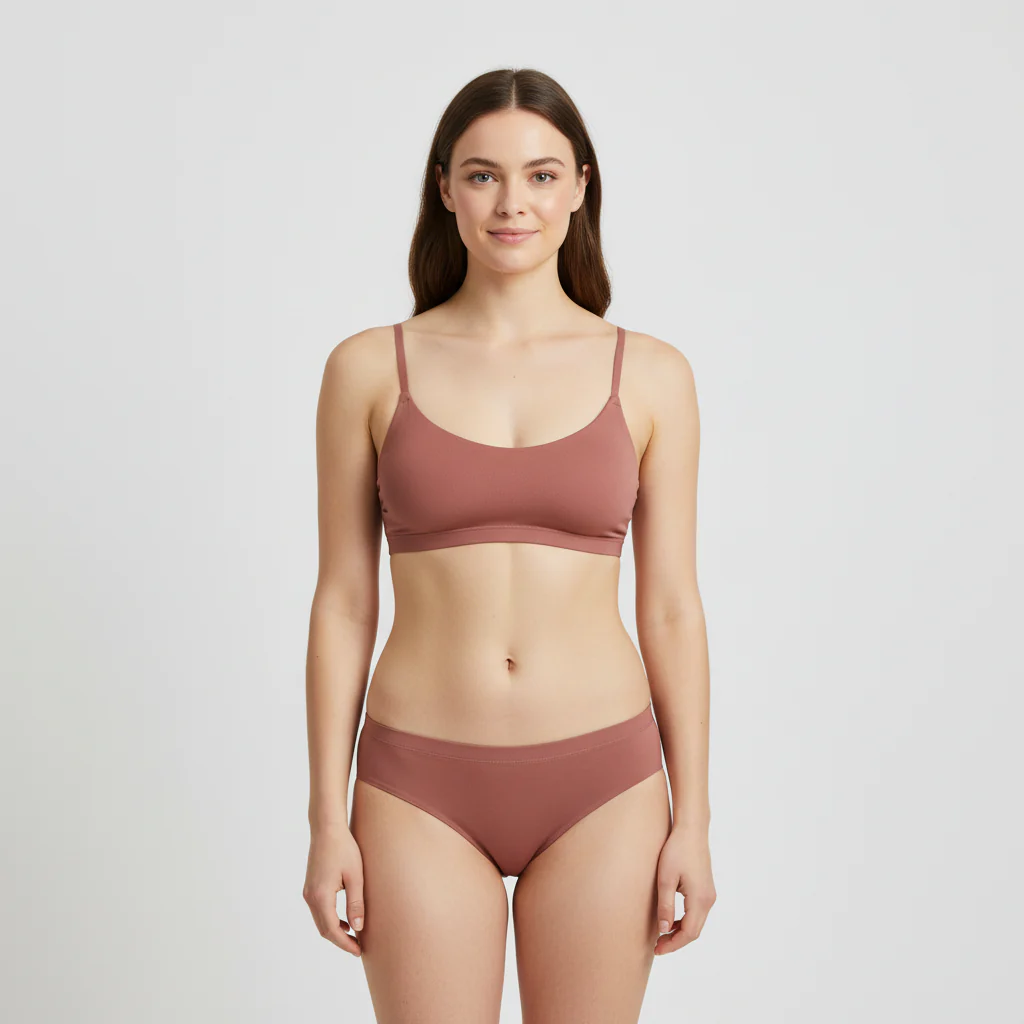 Haut de maillot Rose