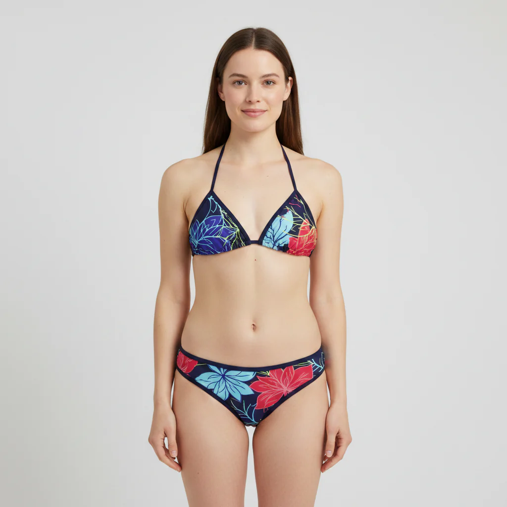 Haut de maillot Bleu
