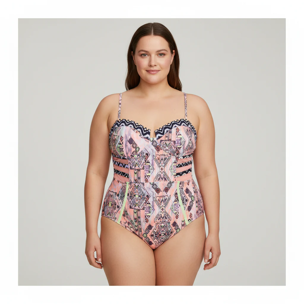 Maillot 1 pièce Rose