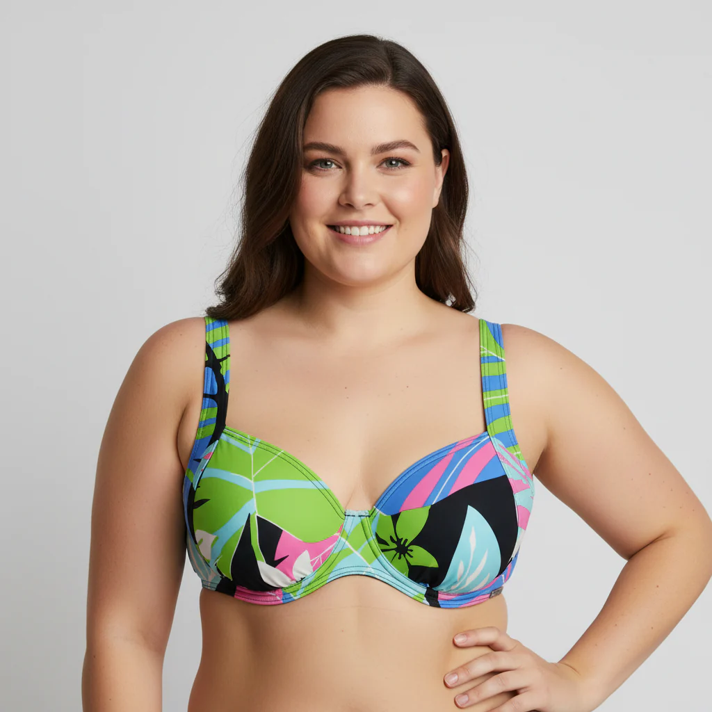 Haut de maillot de bain Olympia Bleu